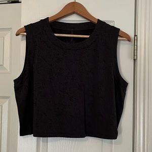Lululemon Cropped Training Tank Top